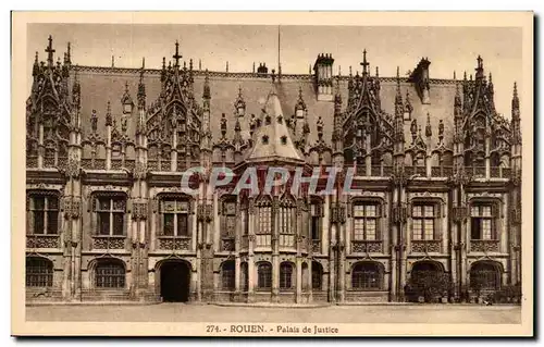 Cartes postales Rouen Palais de Justice