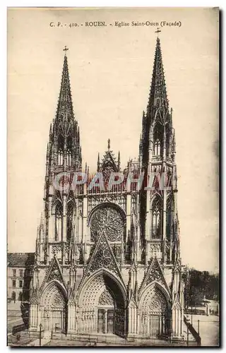 Cartes postales Rouen Eglise Saint Ouen