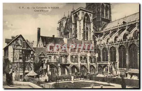 Cartes postales La Cathedrale de Rouen Cour d&#39Albane