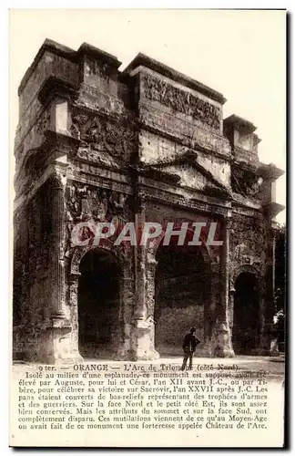 Cartes postales Orange L'Arc de triomphe