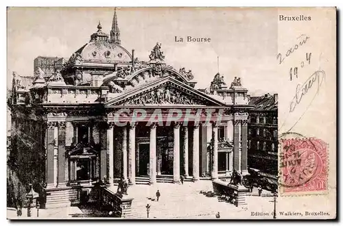 Cartes postales Bruxelles La Bourse