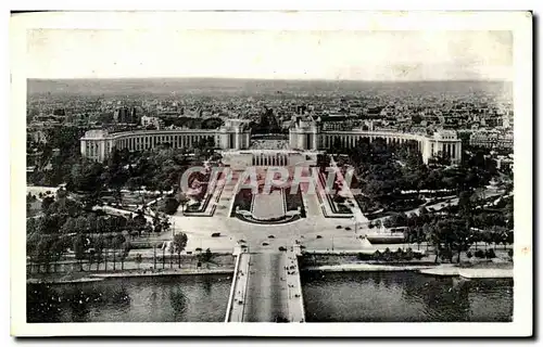 Cartes postales Paris Vue Panoramique Du Palais de Chaillot