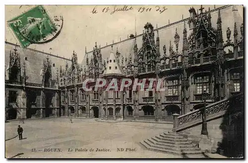 Cartes postales Rouen Le Palais de Justice