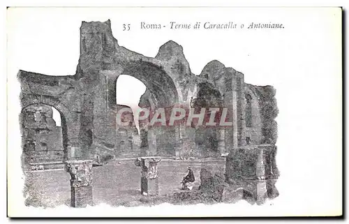 Ansichtskarte AK Roma Terme di Caracalla o Antomiane
