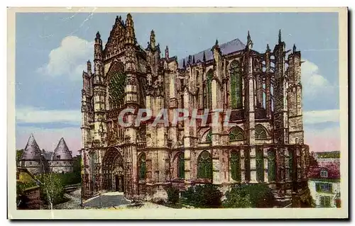 Ansichtskarte AK Beauvais La Cathedrale Vue Generale