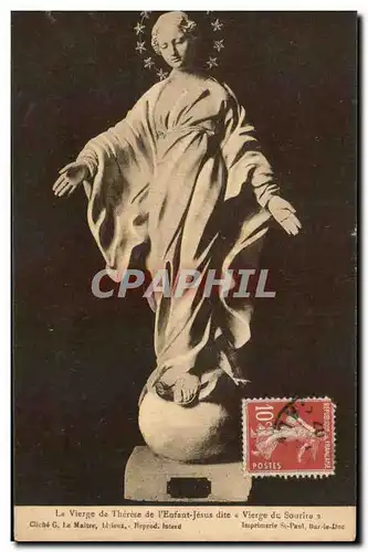 Cartes postales La Vierge De Therese De L'Enfant Jesus Dite Vierge au sourire