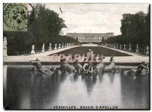 Cartes postales Versailles Bassin D&#39Apollon