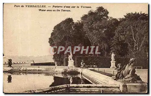 Cartes postales Versailles Parterre d&#39eau Sur La Terrasse