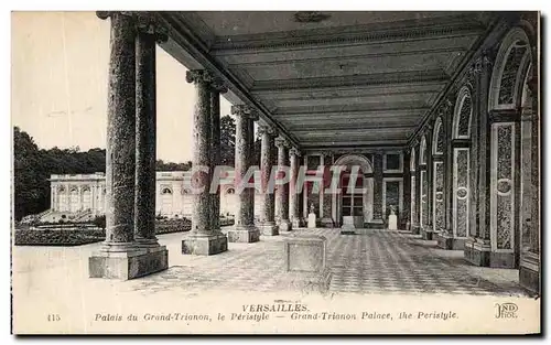 Ansichtskarte AK Versailles Palais Du grand Trianon Le Peristyle Grand Trianon