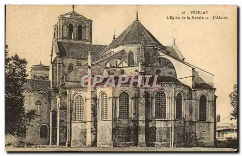 Cartes postales Vezelay L&#39Eglise De La Madeleine L&#39Abside