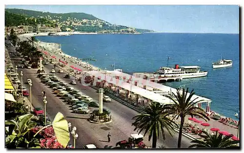 Cartes postales moderne Nice Le Promenade Des Anglais Et Le Mont Boron