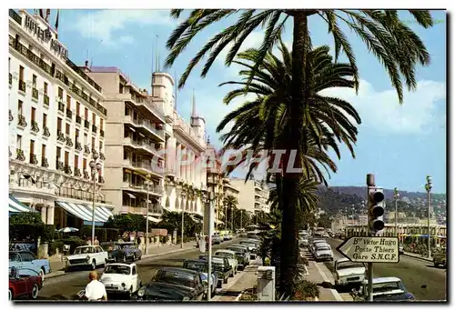 Moderne Karte Nice Promenade des Anglais Hotel Royal