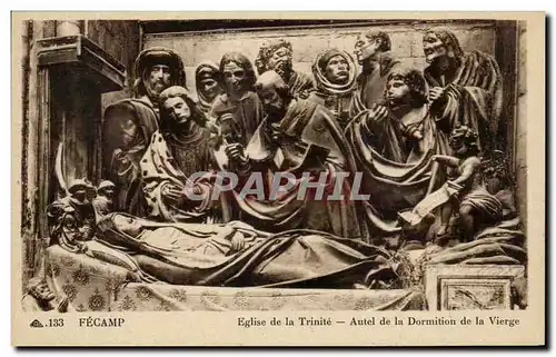 Cartes postales Fecamp Eglise De La Trinite Autel de la Dormition de la Vierge