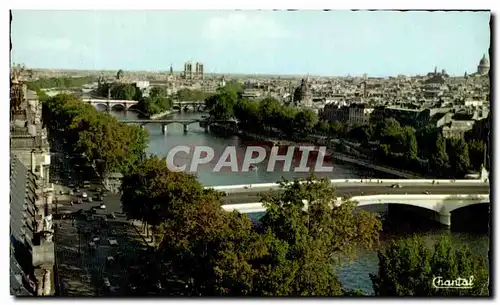 Moderne Karte Paris Les Sept Ponts