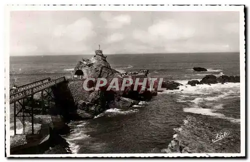 Moderne Karte Biarritz Le Rocher de la Vierge