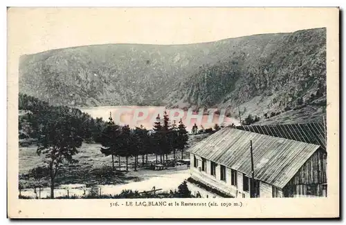 Cartes postales Le Lac Blanc et le Restaurant