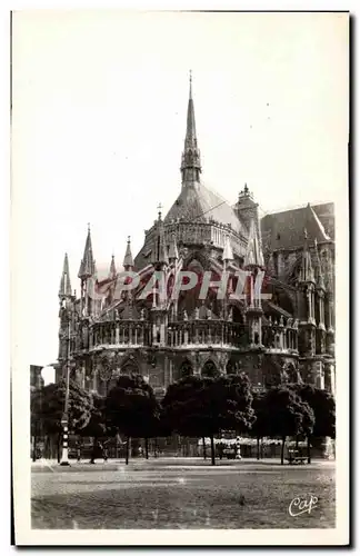 Cartes postales Reims Abside de la Cathedrale