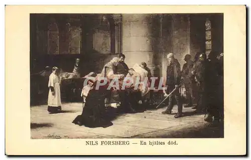 Cartes postales Nils Forsberg En Hjaltes dod