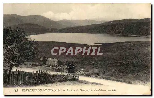 Ansichtskarte AK Environs Du Mont Dore Le Lac de Guery et le Mont Dore