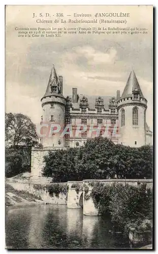 Cartes postales Environs d'Angouleme Chateau de La Rochefoucauld