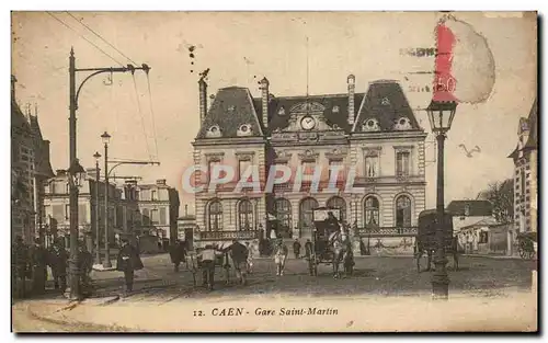 Cartes postales Caen Gare Saint Martin