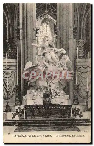 Ansichtskarte AK Cathedrale De Chartres L&#39Assomption par Bridon