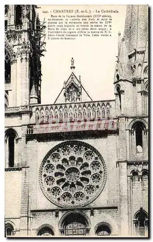 Cartes postales Chartres La cathedrale