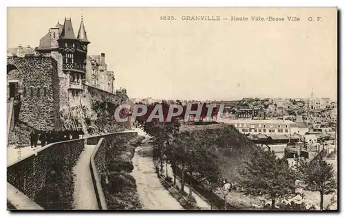 Cartes postales Granville Haute Ville Basse Ville