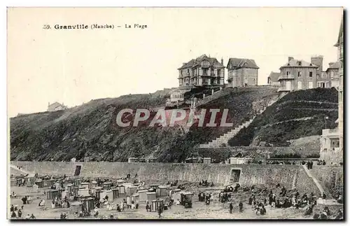 Cartes postales Granville La Plage