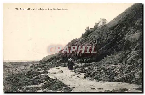 Cartes postales Granville Les Roches Basses