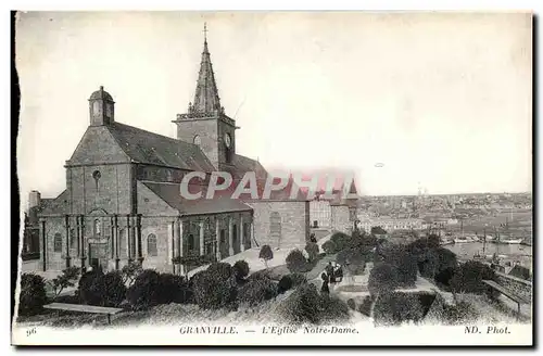 Ansichtskarte AK Granville L&#39Eglise Notre Dame