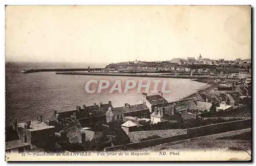 Cartes postales Granville Vue prise de la Huguette