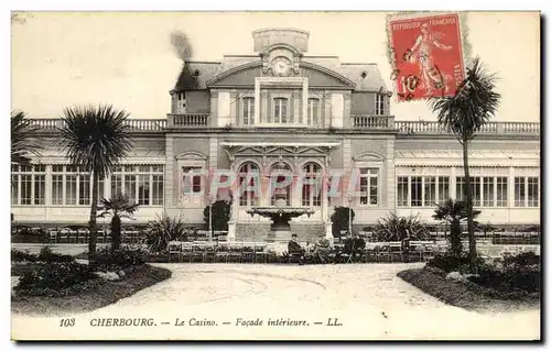 Cartes postales Cherbourg Le Facade Interieure Le casino