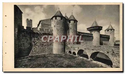 Ansichtskarte AK Cite De Carcassonne le Chateau Comtal