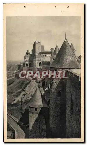 Cartes postales Cite De Carcassonne le Chateau Defenses du Front Occidental