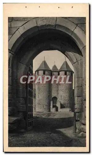 Cartes postales Cite De Carcassonne Entree du Chateau