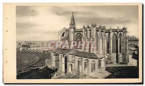 Cartes postales Cite De Carcassonne L'Eglise Saint Nnzaire et le Theatre