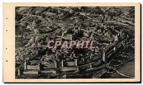 Cartes postales Cite De Carcassonne Vue aerienne