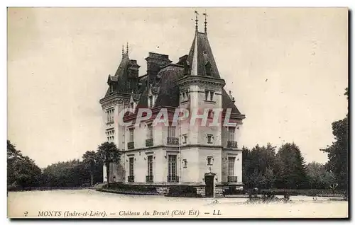 Cartes postales Monts Chateau de Breuil