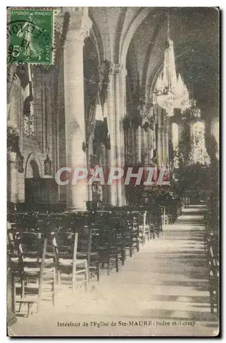 Cartes postales Interieur de l&#39Eglise de Ste Maure