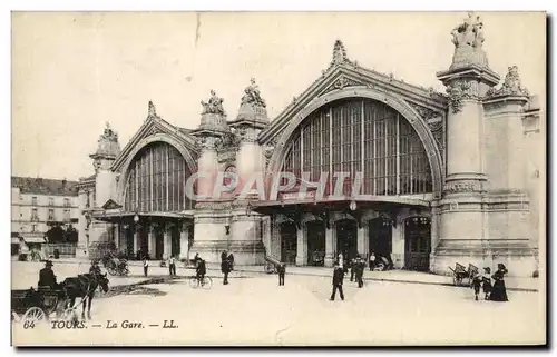 Cartes postales Tours La Gare