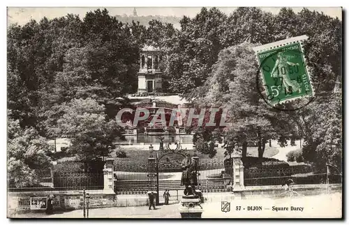 Cartes postales Dijon Square Darcy