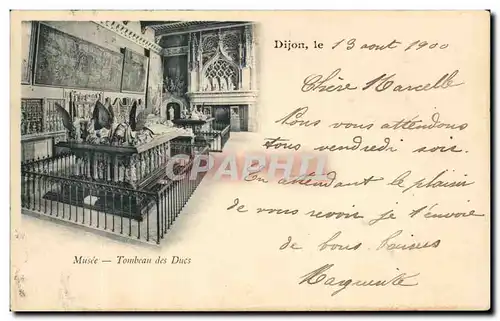 Cartes postales Dijon Le Musee Tombeau des Ducs