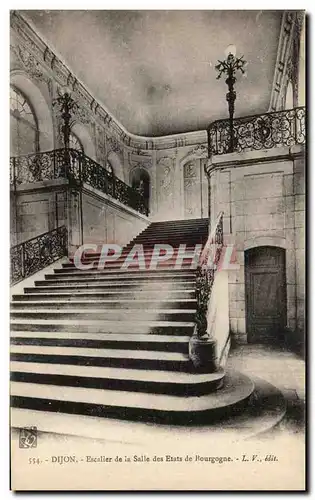 Ansichtskarte AK Dijon Escalier de la Salle des Etats de Bourgogne