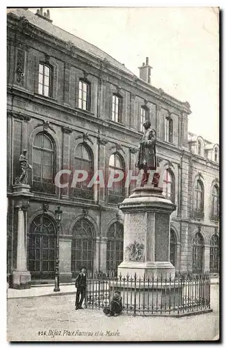 Ansichtskarte AK Dijon Place Rameau et le Musee