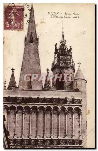 Cartes postales Dijon Eglise L&#39Horloge