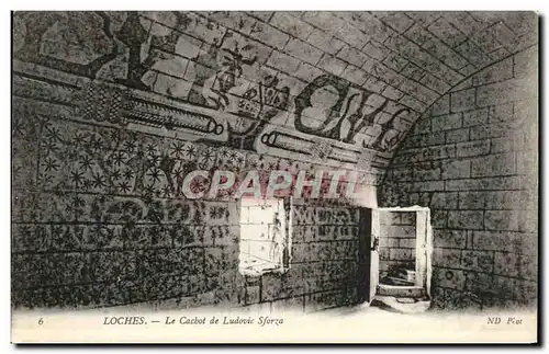 Cartes postales Loches La Cachot de Ludovic Sforza