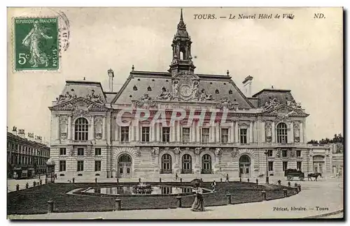 Cartes postales Tours Le Nouvel Hotel de Ville