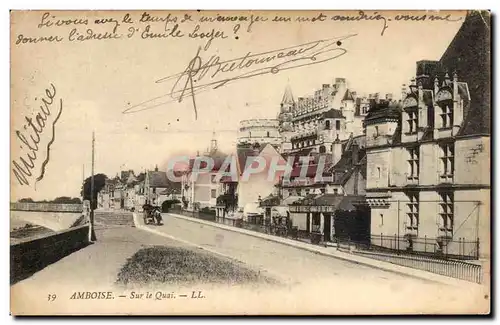 Cartes postales Amboise Sur le Quai