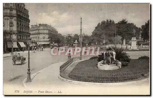 Cartes postales Dijon Place Darcy